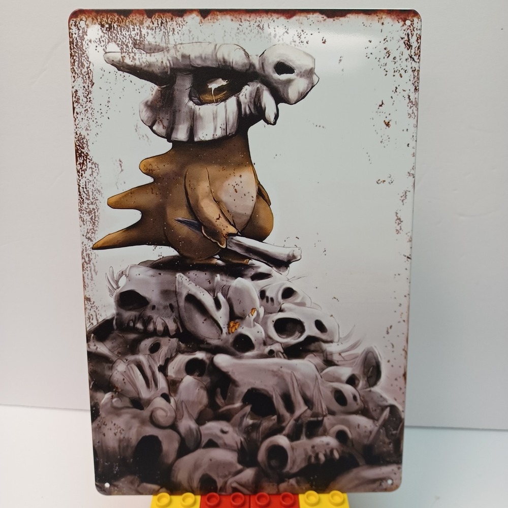 Cubone Pokemon 8"x12" Vintage Metal Tin Signs Man‎ Cave Garage Wall Decor